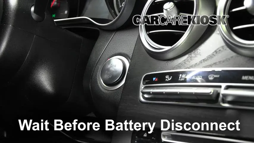 2018 Mercedes-Benz GLC300 4Matic 2.0L 4 Cyl. Turbo Battery Replace